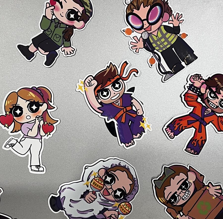 Character stickers