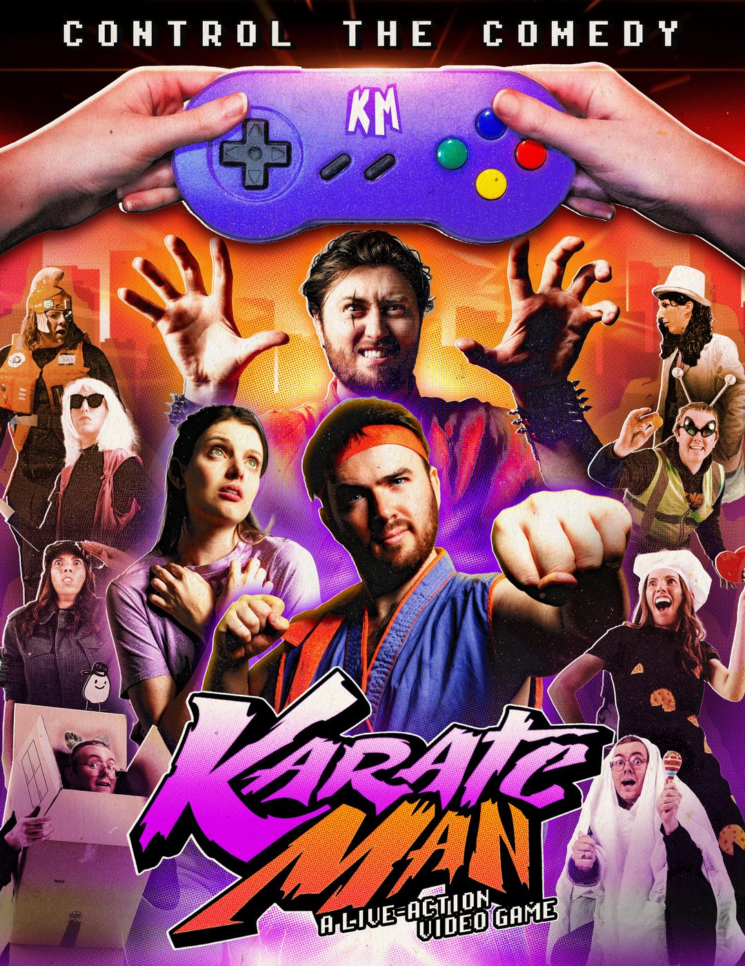 Karate Man poster — Control the Comedy
